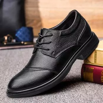 Genuine Leather Mens Shoes Casual Men s 2024 Stylish for Men Business Shoes Male Comfortable Wedding Dress Shoe Plus-size 36-50 36