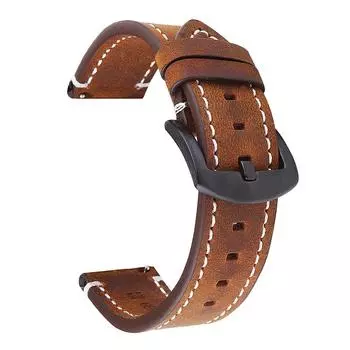 Genuine Leather Watch Strap 18/20/22/24mm Wrist Belt Watch Band Strap Watch Accessories Belt 20mm