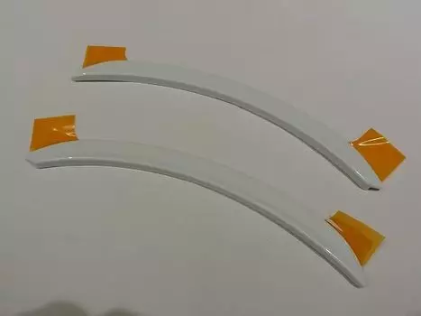 Genuine Lexus GS F Quarter Outside Moulding and Right White Nova Glass Flake 083 (Left Set) белый