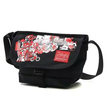 Genuine Messenger Bag MP1603ART23 Casual Messenger Bag Canvas Art Print 2023 Black [Manhattan Portage] [Official]