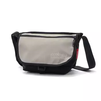 Genuine Messenger Bag MP1605JRFZPDULON Nylon Messenger Bag JR Flap Zipper Pocket Dulon [Manhattan Portage] [Official] L.Gray