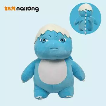 Genuine Naughty Blue Dragon T-Rex Plush Toy - Cute Dinosaur Pillow Doll 30cm, 0.3kg