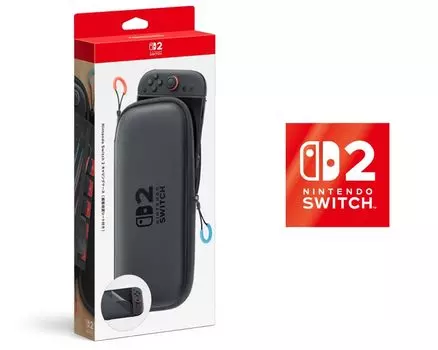 Genuine Nintendo Switch 2 Carrying Case Screen and Nintendo Switch 2 Logo Design Sticker (with Protector) Bonus