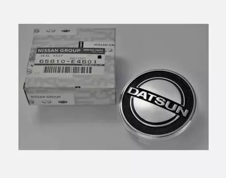 Genuine Nissan OEM 70-73 240Z S30 Front Hood DATSUN Emblem Badge 65810-E4601