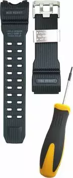 Genuine product for with black belt driver [Casio] GWG-1000 (band) + (DT-10)