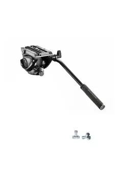 Genuine screw included Profluid Video Head 60mm Flat Base Load Capacity 8kg Fixed Counterbalance Ideal for Telephoto Lens Flood Base Fluid System JP чёрный