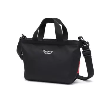 Genuine Shoulder Bag Micro Portage Tote Bag Matte Twill Black [Manhattan Portage] [Official]