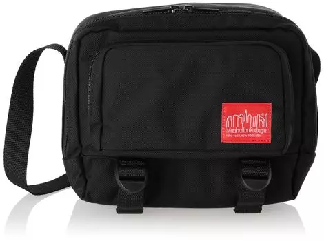 Genuine Shoulder Bag MP1418PXL Pixel Fisk Shoulder Bag Black [Manhattan Portage] [Official]