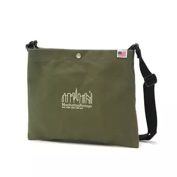 Genuine Shoulder Bag MP1487CNVS Botanical Sullivan Shoulder Bag Canvas OLV [Manhattan Portage] [Official]