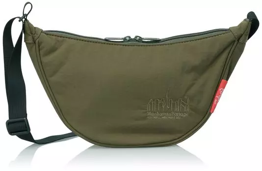 Genuine Shoulder Bag MP2403PNT Bronck Crescent Bag Padded Nylon Taffeta Olive [Manhattan Portage] [Official]