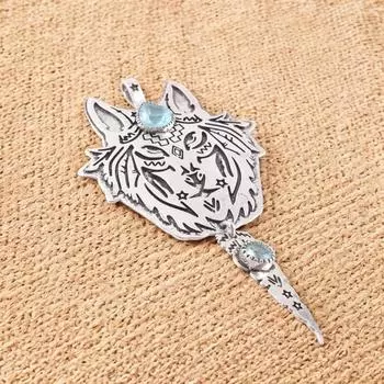 Genuine Sky Blue Topaz Gemstone 925 Sterling Silver Handmade Unique Pendant 4 CP-26-3