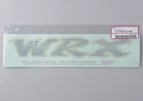 Genuine SUBARU OEM GC8 Impreza WRX STI Rear Trunk White Decal Sticker JDM 93070