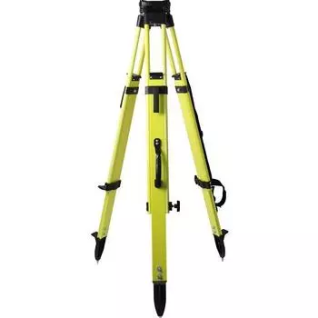 Геодезический штатив, сверхмощный двойной зажим из зеленого стекловолокна и медный центральный винт для роботизированных тахеометров и теодолит с плоской головкой-A