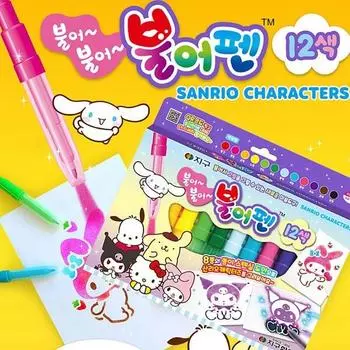 Геохимия Sanrio выдувная ручка 12 цветов