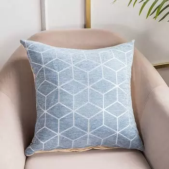 Geometric Jacquard Cushion Cover Pillow Case Throw Home Sofa Decor Square Luxury