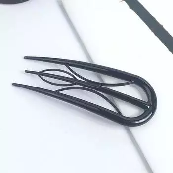 Geometric Leaf U-shaped Hair Stick Waterproof Headwear Creative Resin Hair Fork Party Style 6