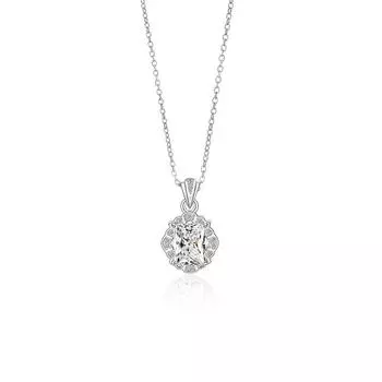 Geometric New Stainless Steel Necklace Jewelry Women s Light Luxury Ins Design Sense Zircon Pendant Collarbone Chain