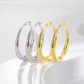Geometric rectangular ear buckle 2025 new popular women s personalized versatile niche design earrings premium earrings