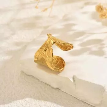 Geometric Women s Ring Versatile Personality Twisted Design Premium Sense Open Ring Versatile Index Finger Ring