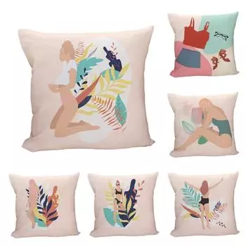 Геометрическая абстрактная наволочка, современное офисное украшение, наволочка, наволочка 40x40cm