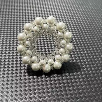 Геометрическая брошь с жемчугом, женская, изысканная, с цирконием, нишевый дизайн, чувство роскоши, аксессуары, брошь-булавка Tide золотой