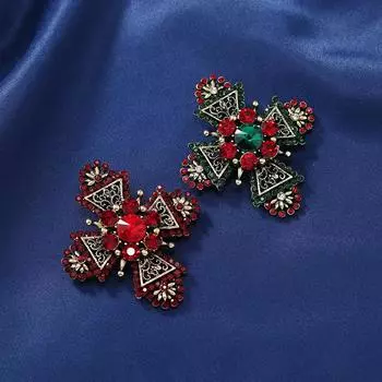 Геометрическая брошь со стразами для мужского и женского костюма, винтажный корсаж, аксессуары для одежды