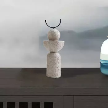 Геометрическая колонна, смоляная статуя, абстрактная скульптура, центральный элемент стола, креативный орнамент для Style A