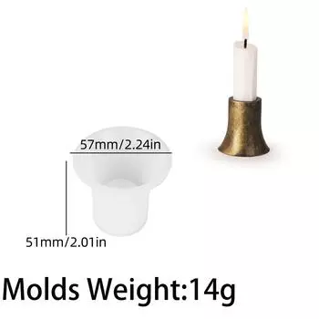 Геометрическая круглая форма для свечей, набор цилиндрических вазы, подсвечника, гипсоцементной заливки, силиконовой формы, DIY Craft Gift Home Decor