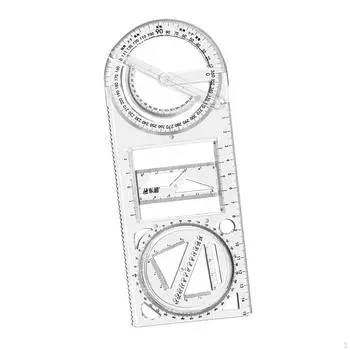 Геометрическая линейка Шаблон картины офиса для учителей швейного здания Elementary School