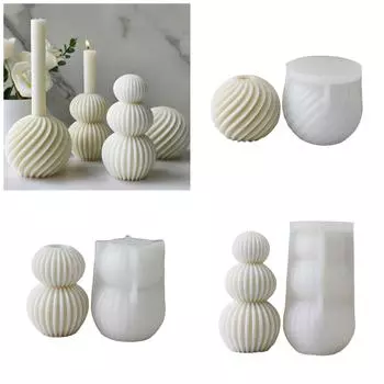 Геометрическая оригами-сфера для свечей Портативная самодельная оригами-сфера для воска для любителей искусства и изготовления ароматических свечей T2