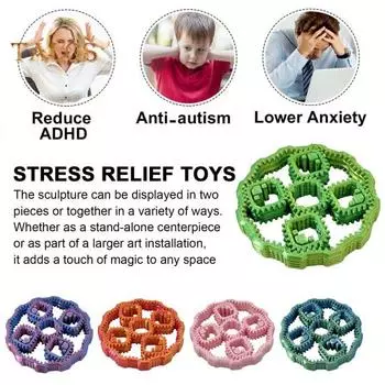 Геометрическая планета Ручной спиннер Игрушка для снятия стресса и беспокойства Дети Подростки Взрослые Напальчник Гироскоп Портативная дорожная спиннер-игрушка E