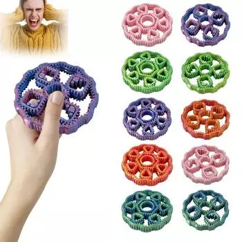 Геометрическая планета Ручной спиннер Игрушка для снятия стресса и беспокойства Дети Подростки Взрослые Напальчник Гироскоп Портативная дорожная спиннер-игрушка A