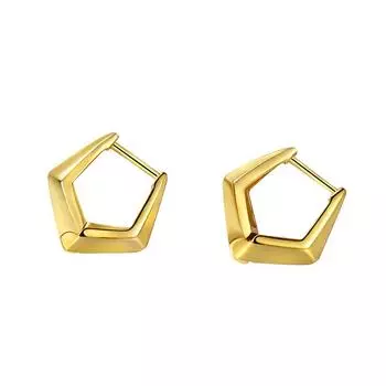 Геометрическая пряжка для ушей с огранкой в виде бриллианта, легкое роскошное ощущение, питательный пирсинг для ушей, не снимая во время сна