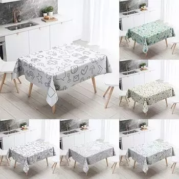 Геометрическая скатерть для домашнего декора, устойчивая к пятнам водонепроницаемая скатерть для украшения стола, прямоугольные кухонные столешницы для камина 40x70cm