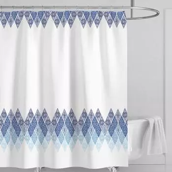 Геометрическая занавеска для душа из полиэстера, купальный чехол, водонепроницаемая бытовая ванна, изоляционные шторы для ванной комнаты, Rideau De Douche W150xH180cm