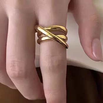 Геометрические девушки женщины крутые вечерние аксессуары регулируемые открытые кольца модные украшения палец кольцо серебряный