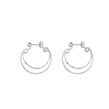 Геометрические двойные серьги женственность мода универсальные корейская версия Дундимэн преувеличенные танцующие Муза серьги интернет-знаменитости поток