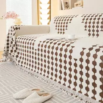 Геометрические фигуры Чехлы для диванов Коврики Пледы для дома Гостиная Положение Осень Современный Кемпинг Пикник Одеяло Чехол 180x130