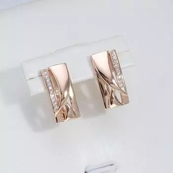 Геометрические глянцевые английские серьги для пирсинга с цирконом женские винтажные украшения
