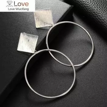 Геометрические круглые серьги-клипсы металлические простые большие серьги без пирсинга женские серьги-клипсы для ушей ювелирные изделия золотой