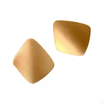 Геометрические металлические серьги-гвоздики, милые простые легкие роскошные элегантные женские массивные серьги Style A