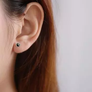 Геометрические серьги-винты унисекс и персонализированные простые серьги-гвоздики для начала лета с клеем