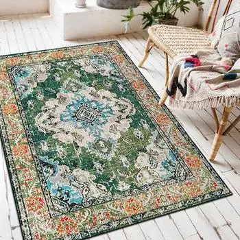 Геометрический ковер Этнический стиль Домашний декор Гостиная Диван Коврики Нескользящий Спальня Прикроватный коврик Коврик для прихожей Ванная комната 40x60cm