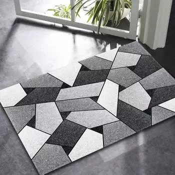 Геометрический коврик для пола Нескользящий коврик для пола Износостойкий коврик для пола Бытовой коврик для пола Коврик для пола у входа Дверной коврик Ковер для спальни Входная дверь 40-60