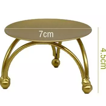 Геометрический круг Tieyi Подсвечник Столешница Украшение Меблировка Трехмерный Креативный Металл золотой