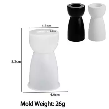 Геометрический подсвечник, силиконовая форма, цементная ручная работа, минималистичная форма для подсвечника из бетона и смолы, сделай сам, поделки, украшение дома