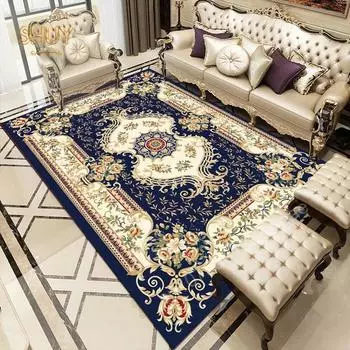 Геометрический принт Большой ковер Винтаж Гостиная Роскошные ковры Эстетика для дивана Стол Устойчивые к пятнам Нескользящие ковры Винтаж 30x50cm-12x20in