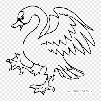 Геральдический лебедь, утка, геральдика, термоперенос, виниловые нашивки, наклейки для одежды, аппликации своими руками, моющиеся нашивки