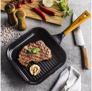 GERLACH Natur 24 x 24 см - керамическая сковорода-гриль