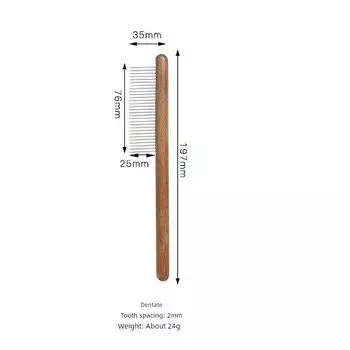 German Cat Comb Hair Removal Comb Pet Comb Small Large Dog Comb Cleaning Hair Removal Floating Hair Brush Needle Comb Pet Supplies Toothless Cat Comb